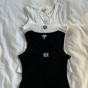 Black and white tank top